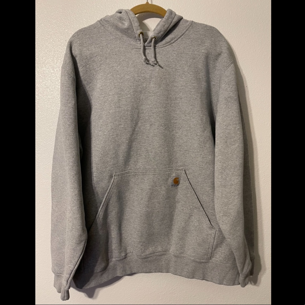 Carhartt Hoodie Sweatshirt Grey XL